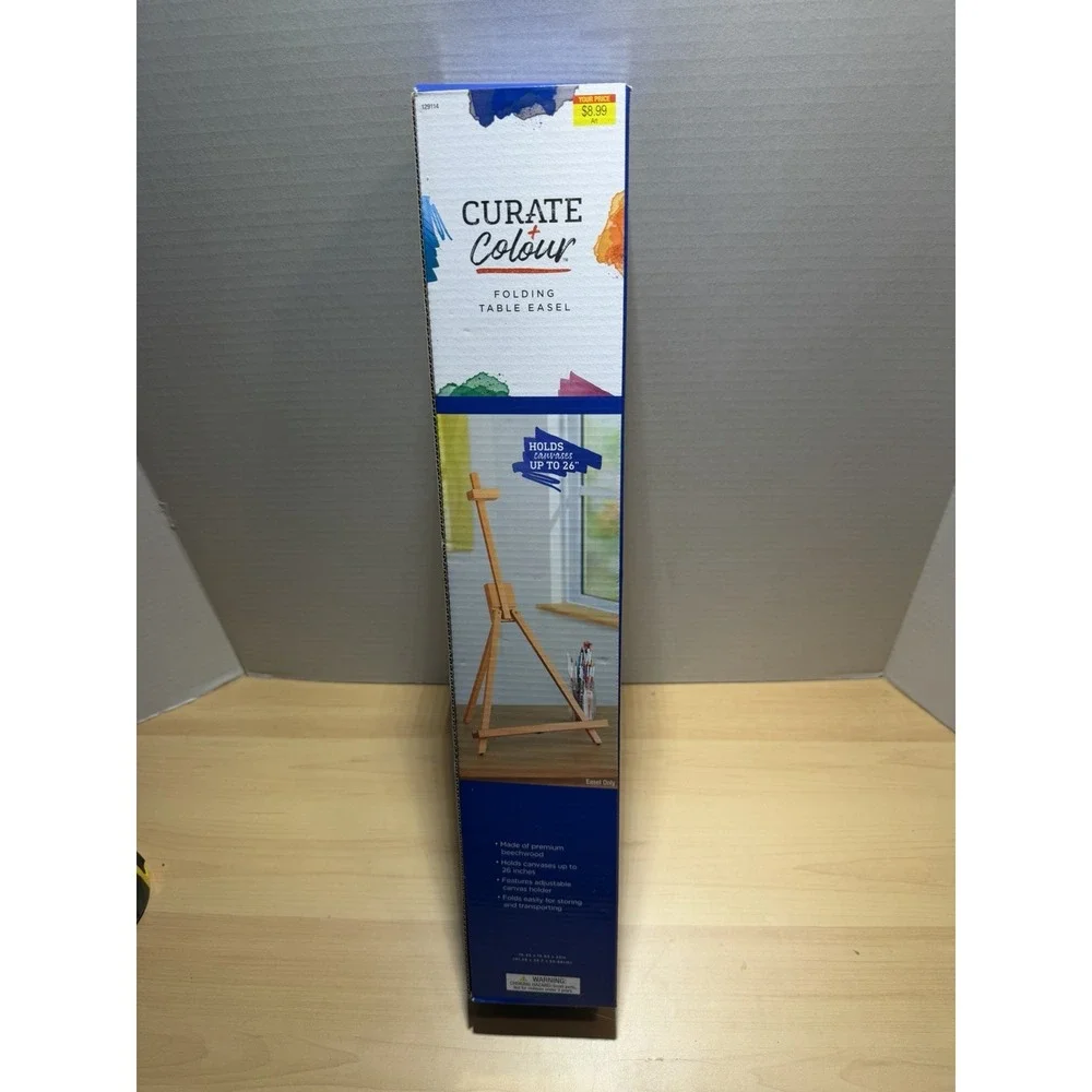 Folding Table Easel - Holds Canvas to 26